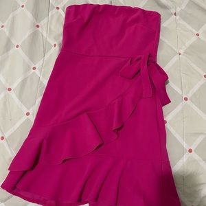 Strapless Ruffle dress